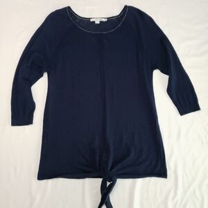 Boden Navy Blue Women's Knit Bouse